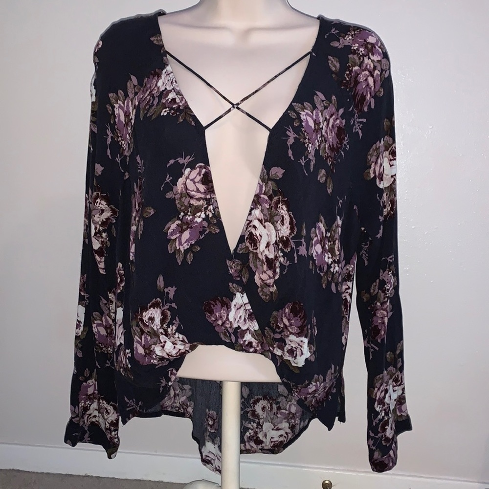 ILLA ILLA floral long sleeve shirt